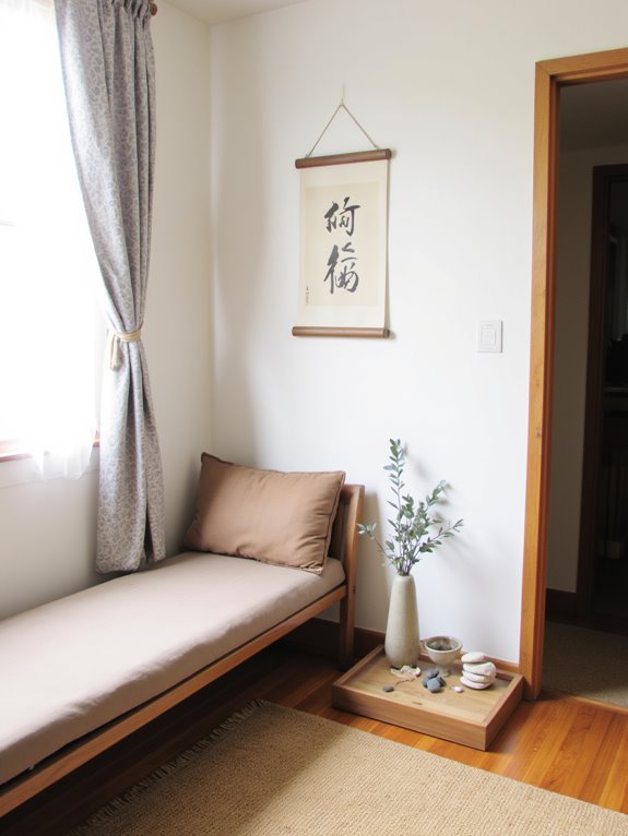 cozy chair calming candles