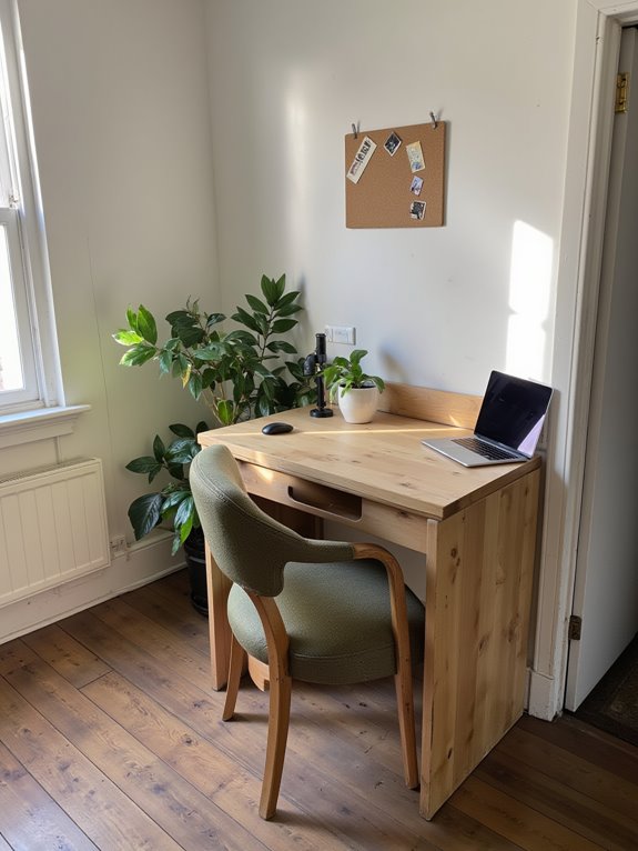 dedicated clutter free work zone