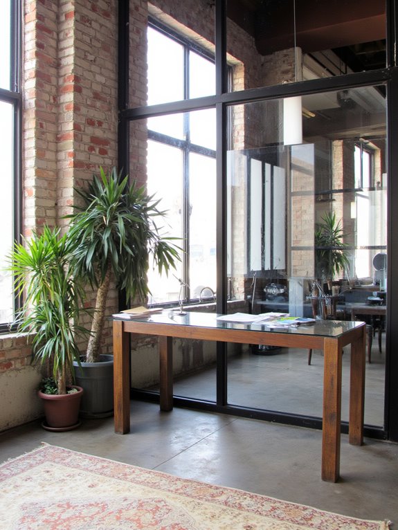 elevate space with transparency