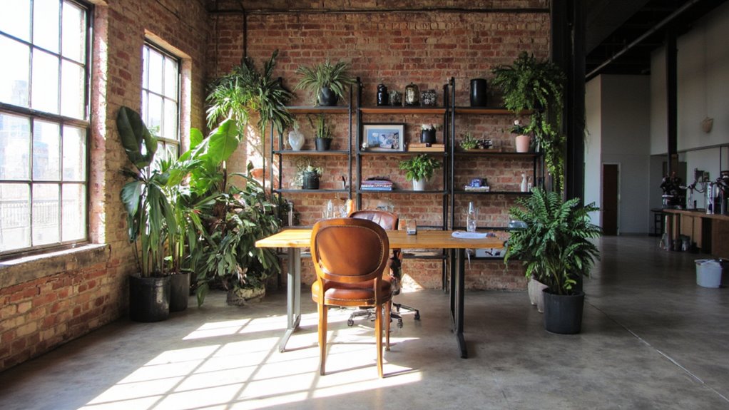 elevated modern industrial offices