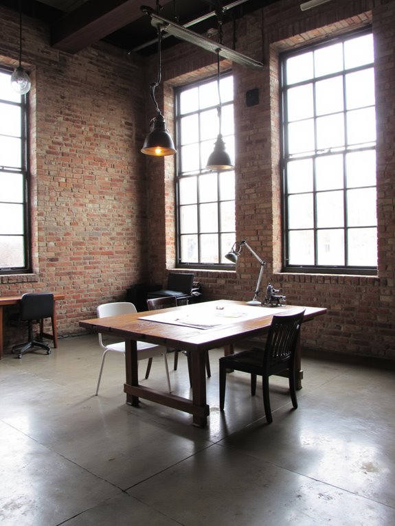 engaging industrial office environment