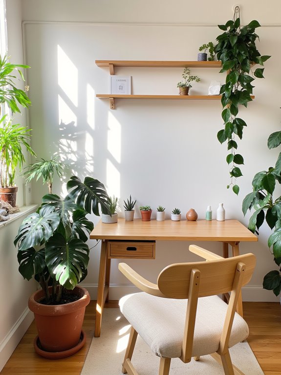 enhance focus with plants