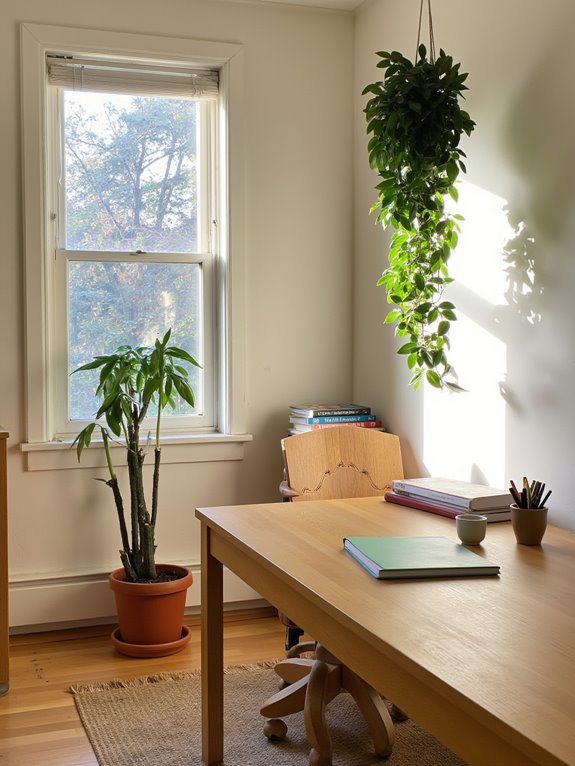 greenery enhances workspace tranquility