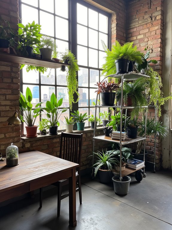 indoor greenery for balance