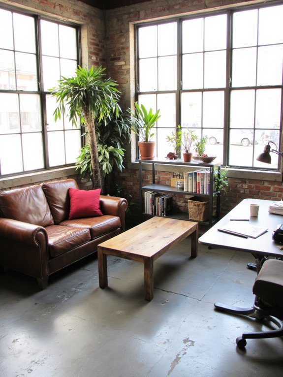 industrial furniture aesthetic appeal
