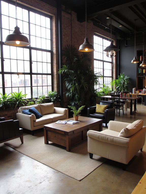 inviting and relaxing breakout areas