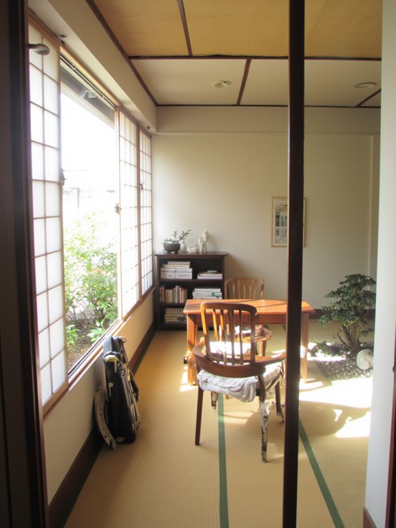 low furniture enhances tranquility