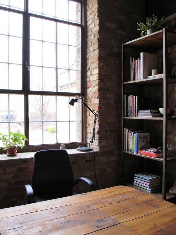 maintain industrial aesthetic cohesively