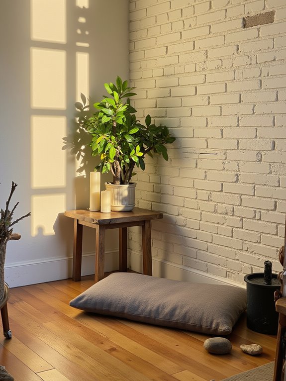 meditation corner for tranquility