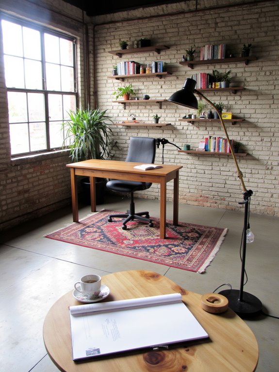 minimalist cozy office design