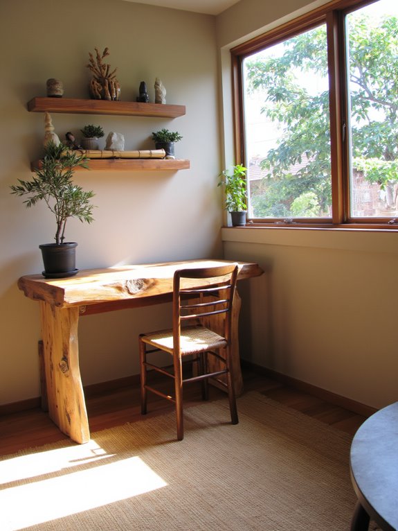 natural materials enhance tranquility