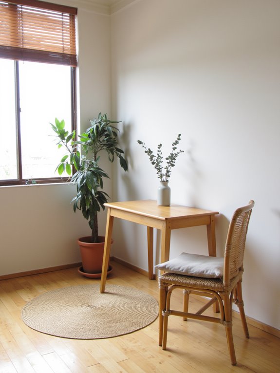 natural materials enhance warmth