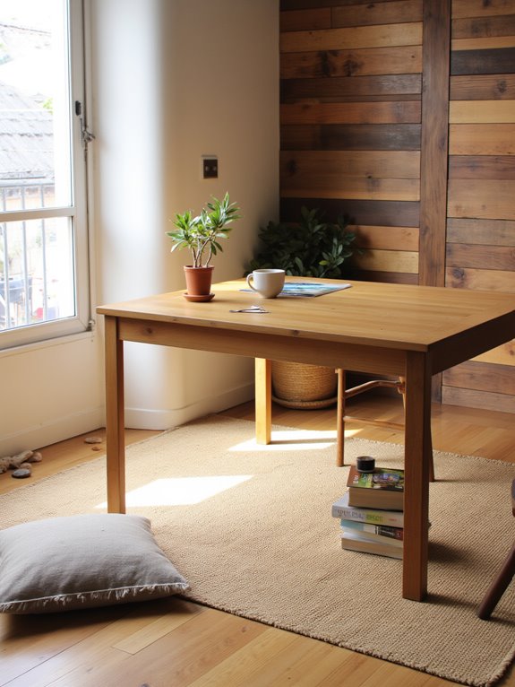 natural materials enhance warmth