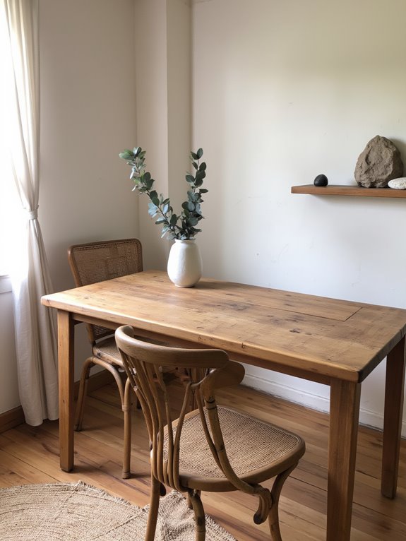 natural materials enhance warmth