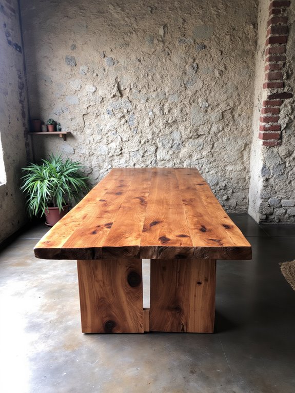 natural materials enhance workspace