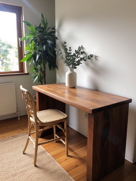 natural materials enhance workspace