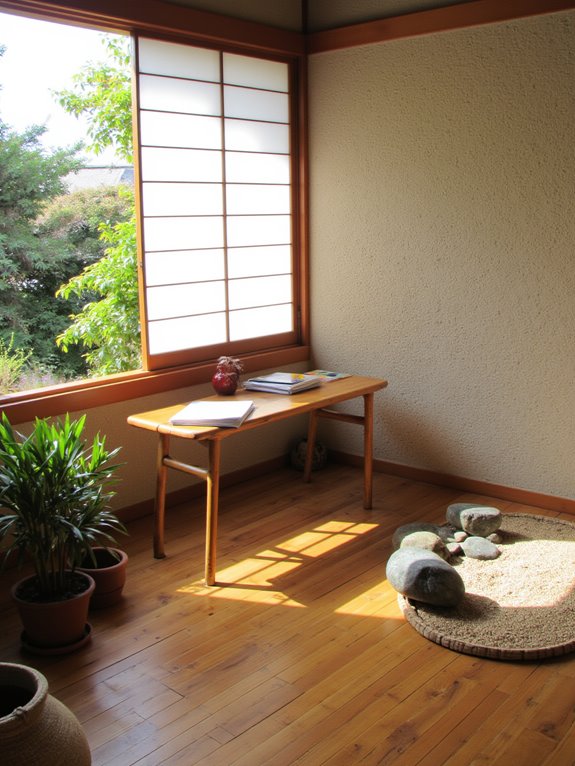 natural materials for tranquility