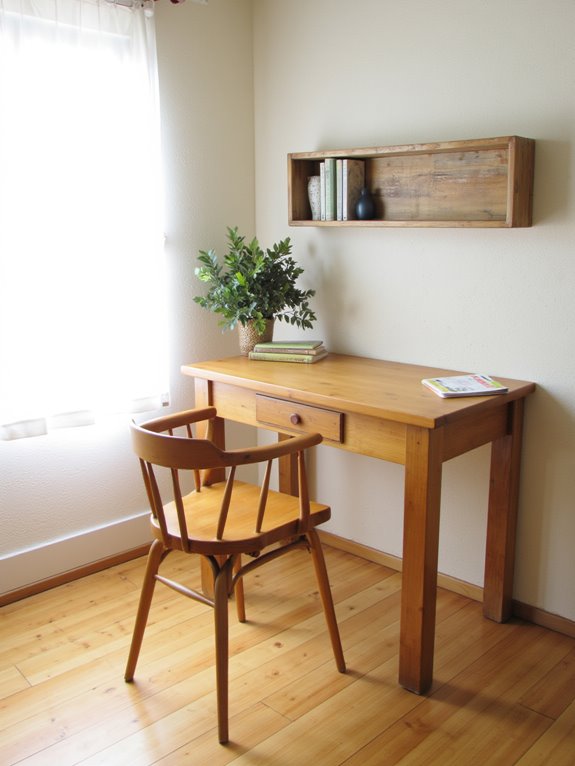 natural wood enhances tranquility