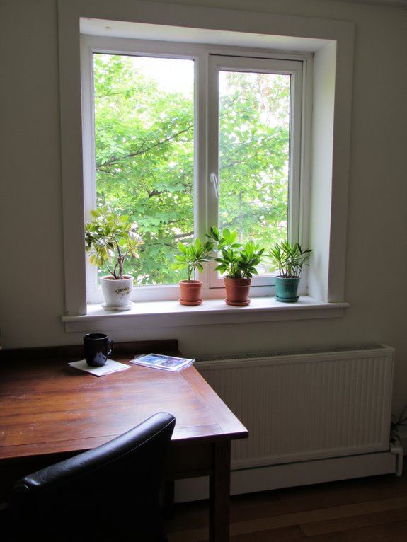 nature enhances workspace tranquility