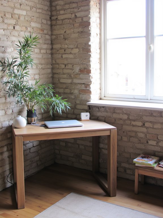 organized minimalist tech workspace