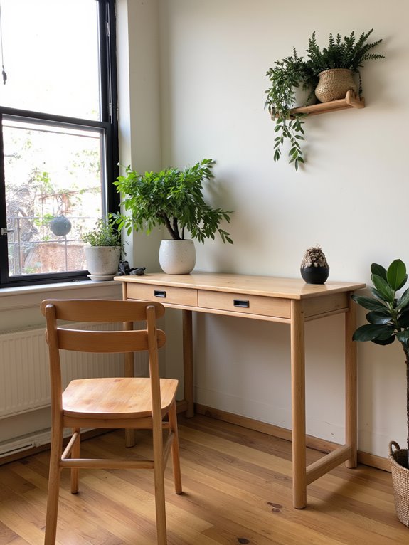 serene indoor plant arrangement