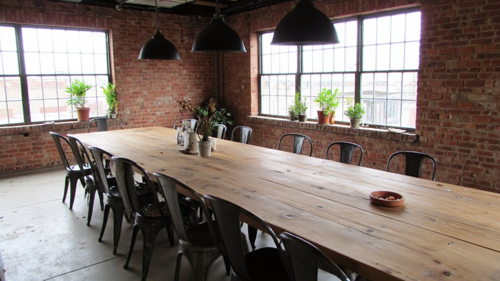 19 Trendy Industrial Conference Room Ideas For A Sleek Meeting Space sleek industrial conference designs