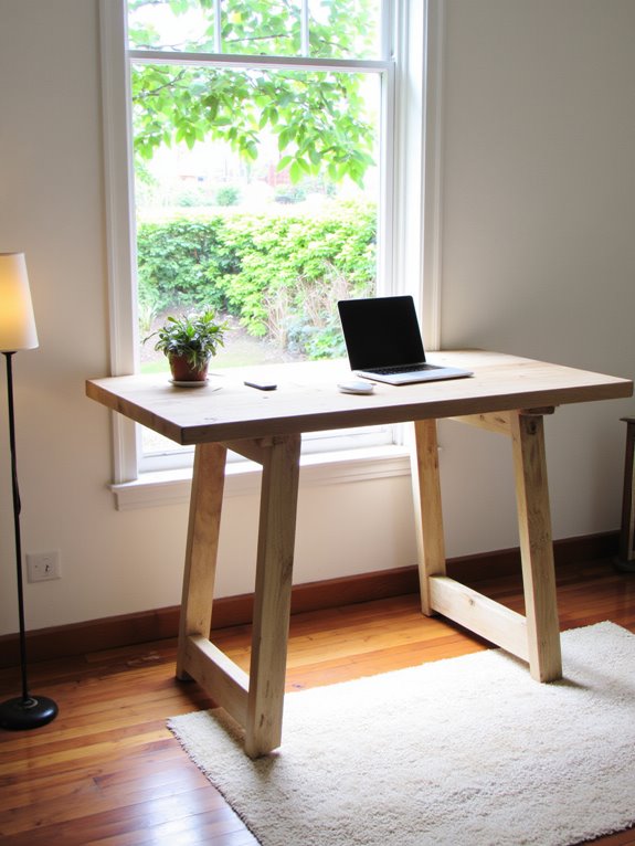 standing desk enhances flexibility
