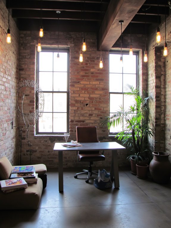 stylish functional office lighting