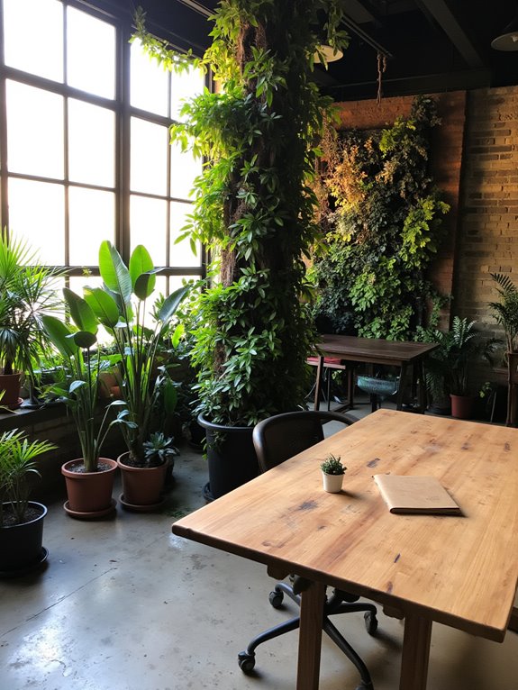 sustainable biophilic office design