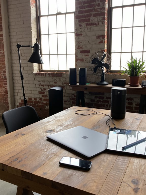 tech enhanced industrial workspace design